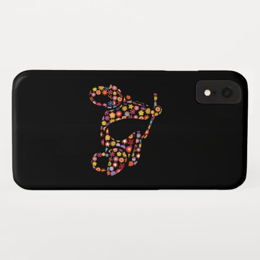 Motorroller-Blume Case-Mate iPhone Hülle (Rückseite (Horizontal))