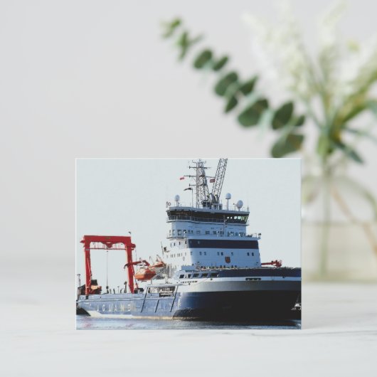 Motorschiff, Edinburgh Leith Docks Postkarte (Stehend Vorderseite)