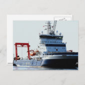 Motorschiff, Edinburgh Leith Docks Postkarte (Vorne/Hinten)