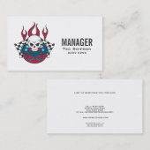 Motorsport-Autorennen-Team-Manager-Visitenkarte Visitenkarte (Vorne/Hinten)