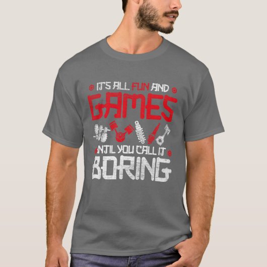 Motorsport Caruning funny T-Shirt (Vorderseite)