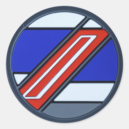 "Motorsport Event Car Access Abzeichen" Runder Aufkleber (Vorderseite)