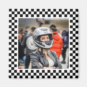 Motorsport-Thema mit Foto Magnet