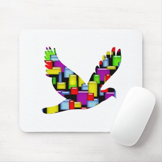Motortaube Mousepad (Mit Mouse)
