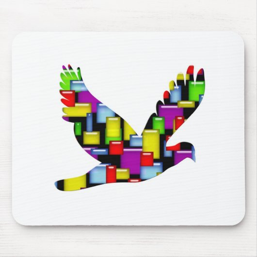 Motortaube Mousepad (Vorne)