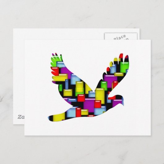 Motortaube Postkarte (Vorne/Hinten)