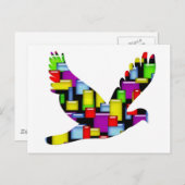 Motortaube Postkarte (Vorne/Hinten)