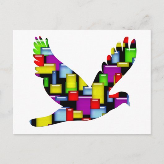 Motortaube Postkarte (Vorderseite)