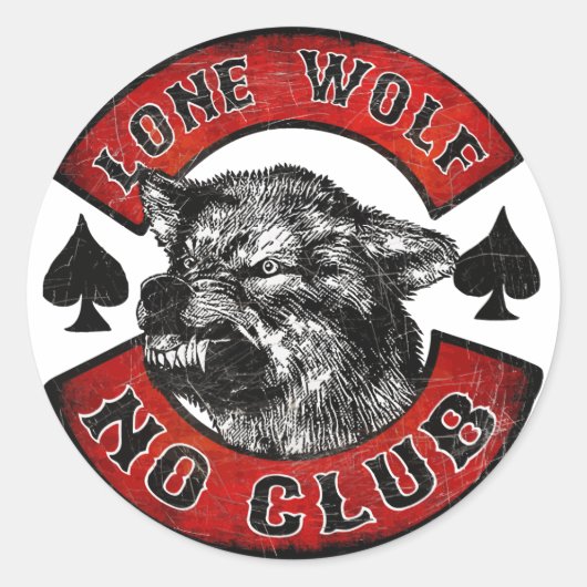 Motosüchtig Runder Aufkleber (Vorderseite)