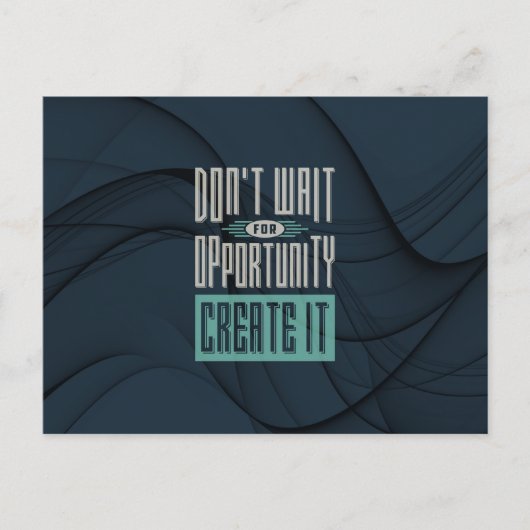 Motovation - Gelegenheit Postkarte (Vorderseite)