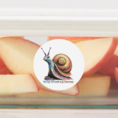 Motovational Gruppe von 3 verschiedenen Schneckenk Etiketten (Befestigt)