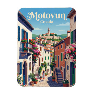 Motovun-Allee Kroatien Magnet