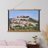 Motovun Croatia Wandteppich Mit Holzrahmen (Schlafzimmer)