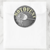 MOTOVUNE Hashlogo Runder Aufkleber (Tasche)