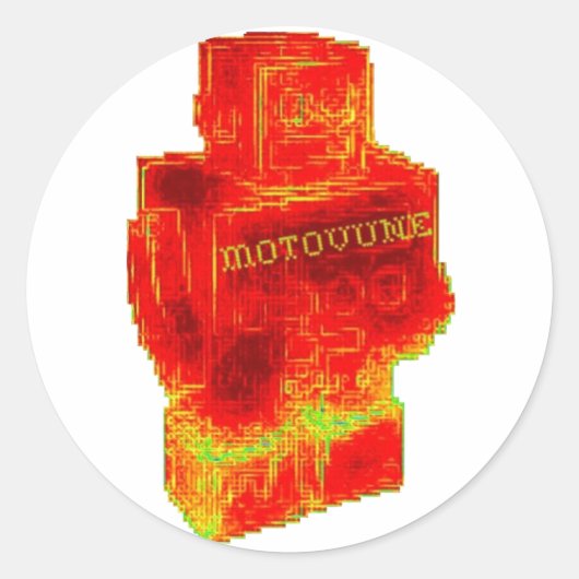 MOTOVUNE RUNDER AUFKLEBER (Vorderseite)