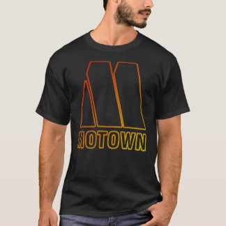 Motown-Platten - Logo im Umriss   T-Shirt