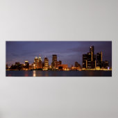 Motown Skyline Poster (Vorne)