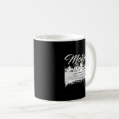 Motown Sound Detroit Michigan Distressed Vintag.p Kaffeetasse (VorderseiteRechts)