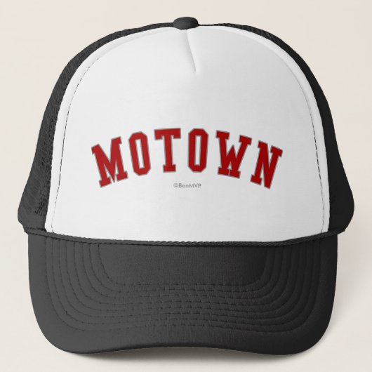 Motown Truckerkappe (Vorderseite)
