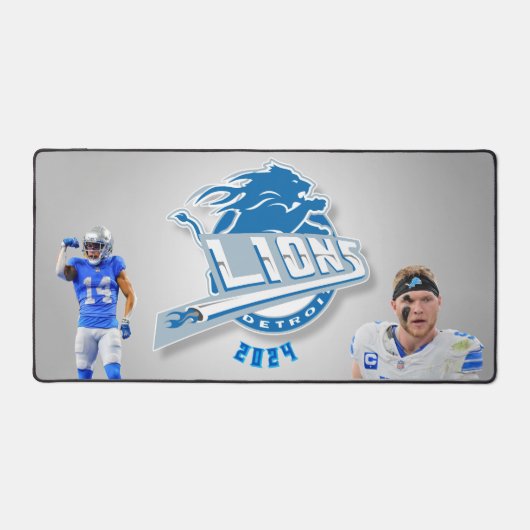 Motown Wahnsinn Football Schreibtischunterlage (Vorderseite)