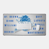 Motown Wahnsinn Football Schreibtischunterlage (Tastatur & Maus)