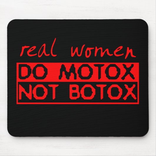 Motox Not Botox Dirt Bike Motocross Mousepad (Vorne)