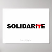 © Motsierungen: Solidarität Poster (Vorne)