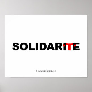 © Motsierungen: Solidarität Poster