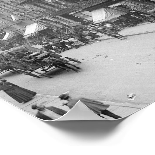 Mott Street, New York, 1900 Poster (Ecke)