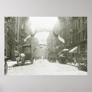 Mott Street Religious Festival, 1908 Poster