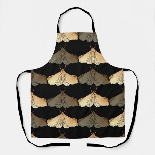 Motte aus Gold Schürze (Vorderseite)