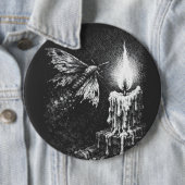 Motte zur Flamme — von BurnsInHell Button (Beispiel)