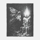Motte zur Flamme — von BurnsInHell Fleecedecke (Vorderseite)