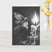 Motte zur Flamme — von BurnsInHell Karte (Gelbe Blume)