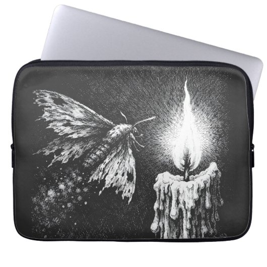 Motte zur Flamme — von BurnsInHell Laptopschutzhülle (Vorderseite)