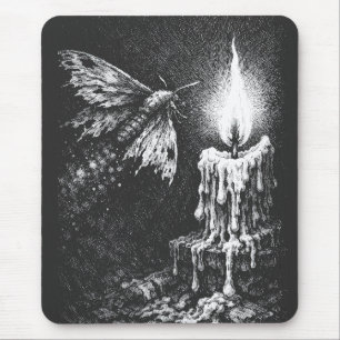 Motte zur Flamme — von BurnsInHell Mousepad