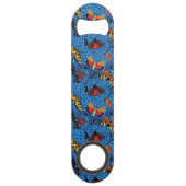 Motten auf blauem Hydrangea Speed Flaschenöffner (Vorderseite)