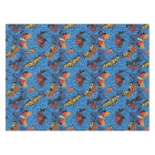 Motten auf blauem Hydrangea Tischdecke (Vorderseite (Horizontal))