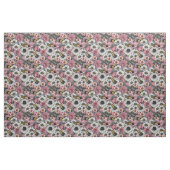 Motten auf der Blume mischen in Rosa und Grau Stoff (Yard (91,4 cm))