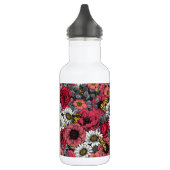 Motten auf der Blume mischen in Rot und Grau Edelstahlflasche (Links)