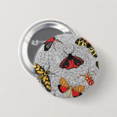 Motten auf Hydrangea Button (Vorne & Hinten)