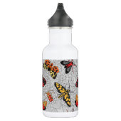 Motten auf Hydrangea Edelstahlflasche (Rechts)