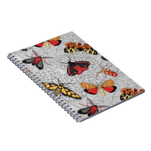 Motten auf Hydrangea Notizblock (Rechte Seite)