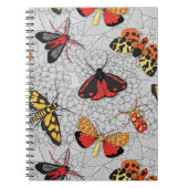 Motten auf Hydrangea Notizblock (Vorderseite)