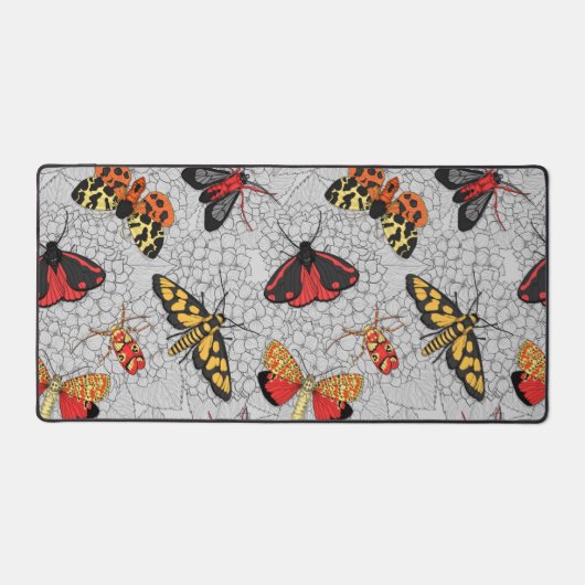 Motten auf Hydrangea Schreibtischunterlage (Vorderseite)