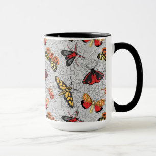 Motten auf Hydrangea Tasse