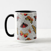 Motten auf Hydrangea Tasse (Links)