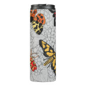 Motten auf Hydrangea Thermosbecher (Rückseite)