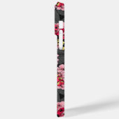 Motten auf rosa Hydrangea Case-Mate iPhone Hülle (Rückseite / Links)