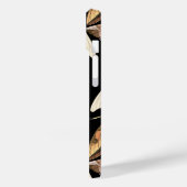 Motten auf schwarz Case-Mate iPhone hülle (Rückseite / Links)